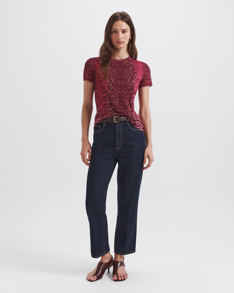 Marine Aida Tee in RED MULTI