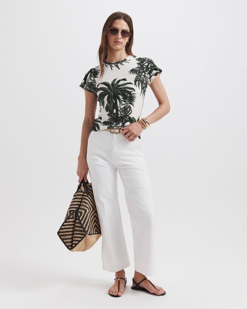 Brielle Aida Tee in IVORY/MULTI
