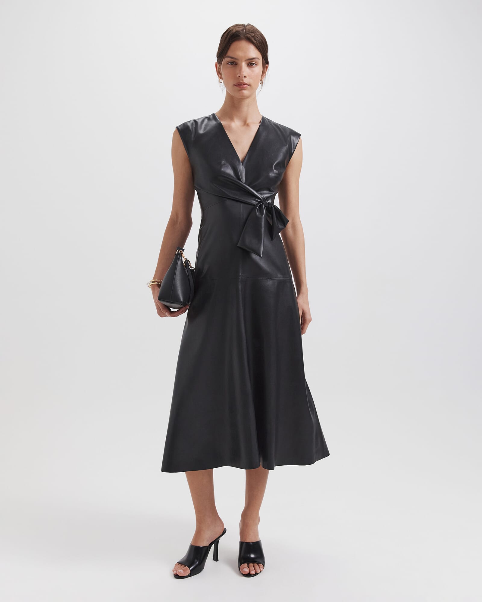 Mimi Faux Leather Dress