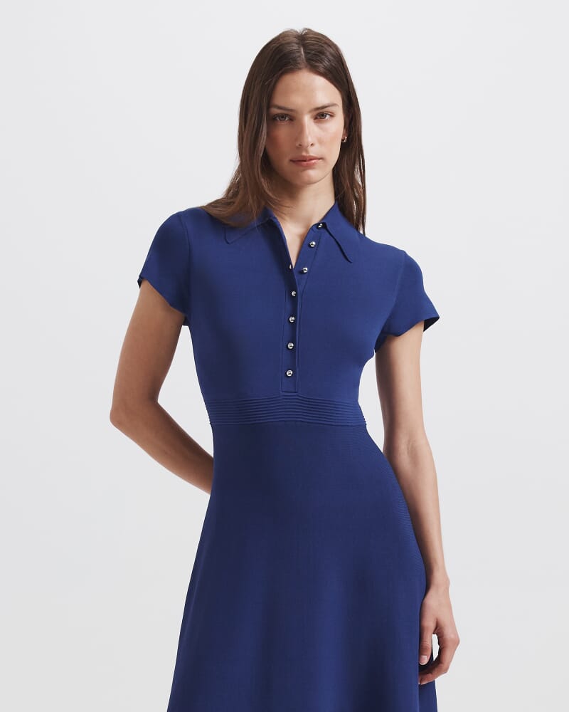 Victoria Milano Shirt Dress in INDIGO