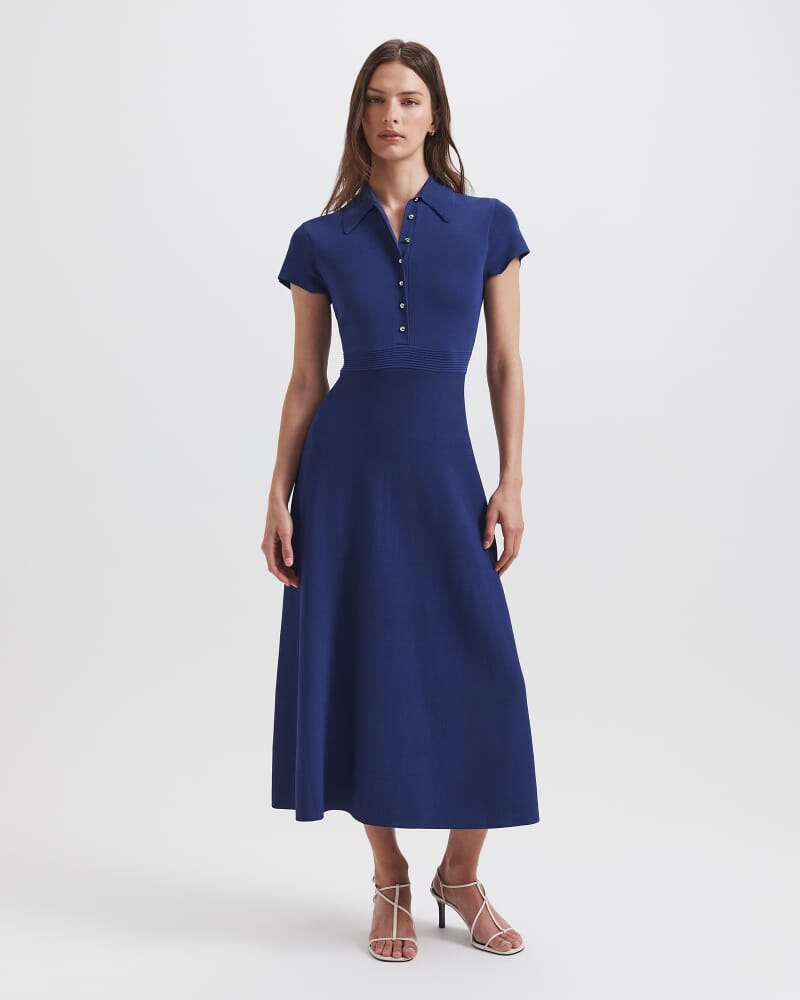Victoria Milano Shirt Dress in INDIGO