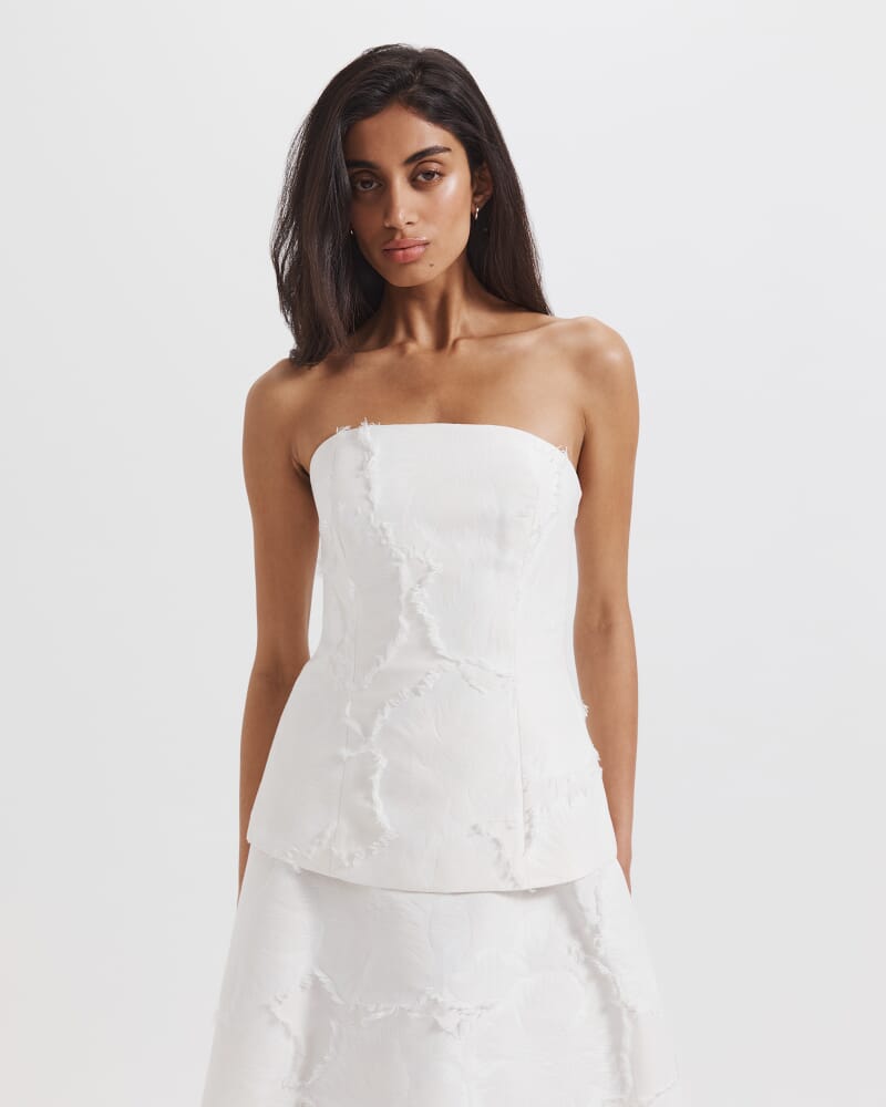 Colette Midi Dress in COCONUT