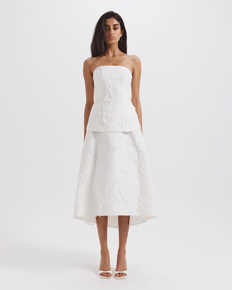 Colette Midi Dress in COCONUT