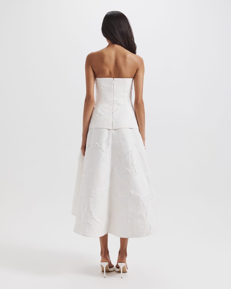 Colette Midi Dress in COCONUT