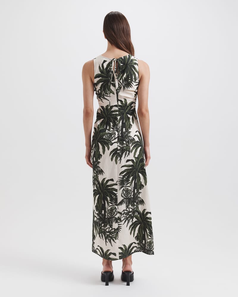 Brielle Midi Dress in IVORY/MULTI
