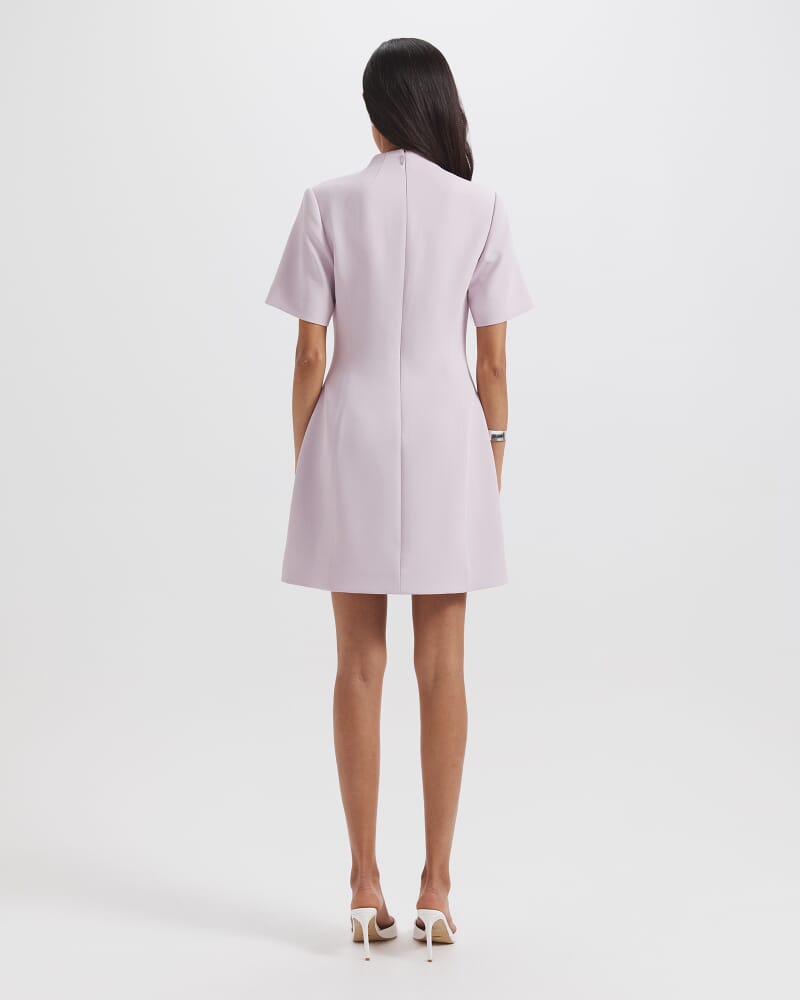 Dharma Short Sleeve Mini Dress in ORCHID