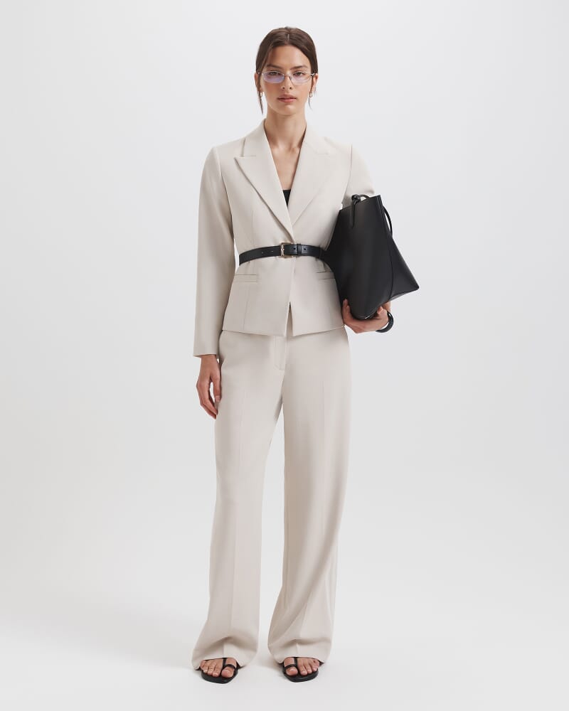 Dharma Darted Blazer in BONE