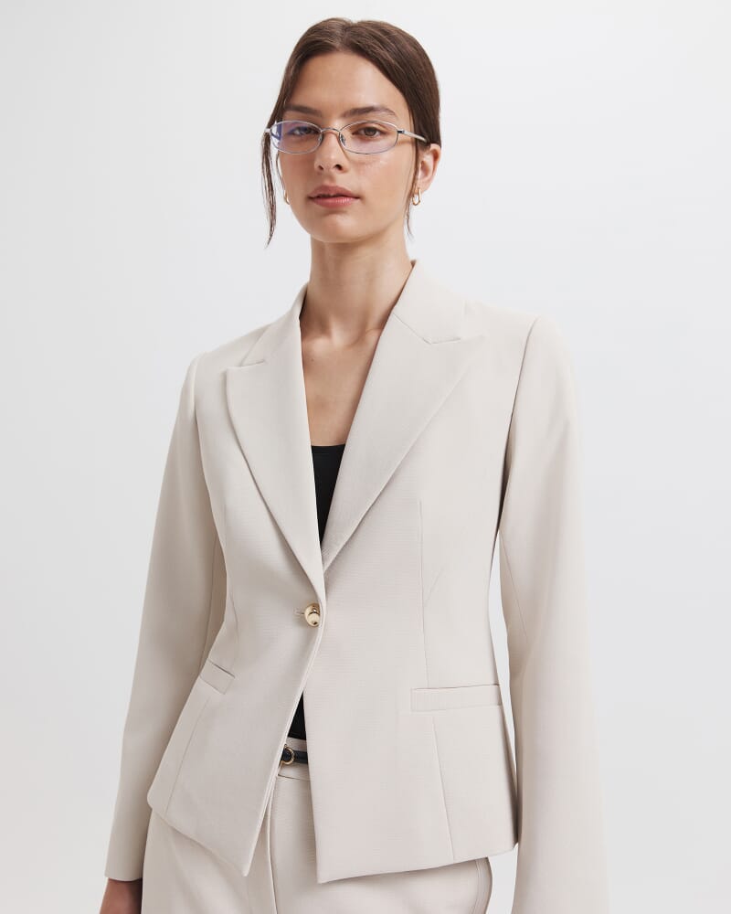 Dharma Darted Blazer in BONE