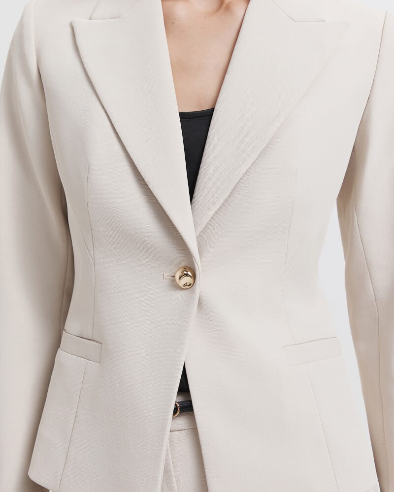 Dharma Darted Blazer in BONE