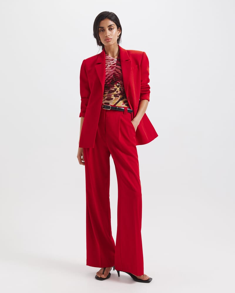 Dharma Classic Blazer in CRIMSON