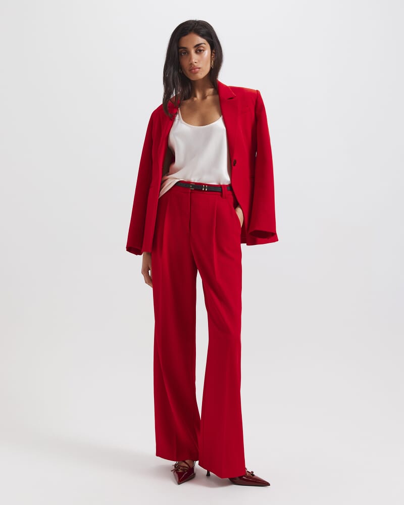 Dharma Classic Blazer in CRIMSON