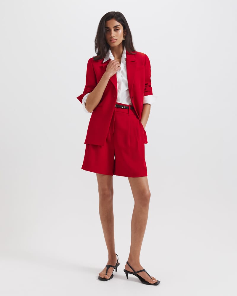 Dharma Classic Blazer in CRIMSON