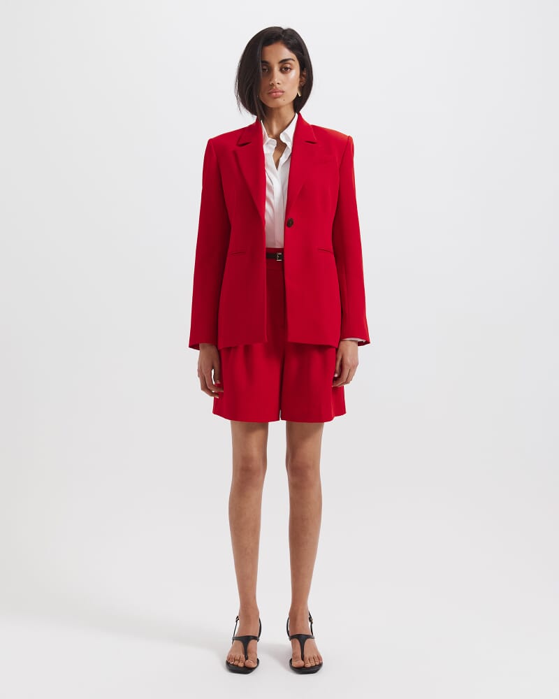 Dharma Classic Blazer in CRIMSON