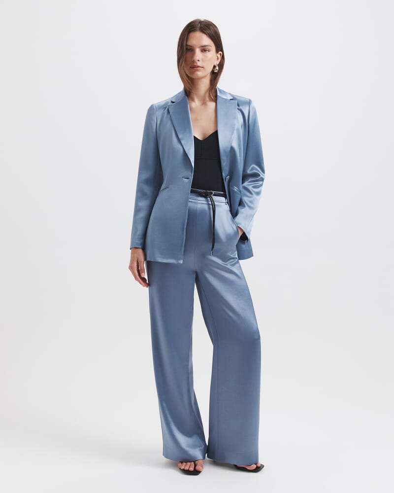 Sallee Longline Blazer in MOONLIGHT