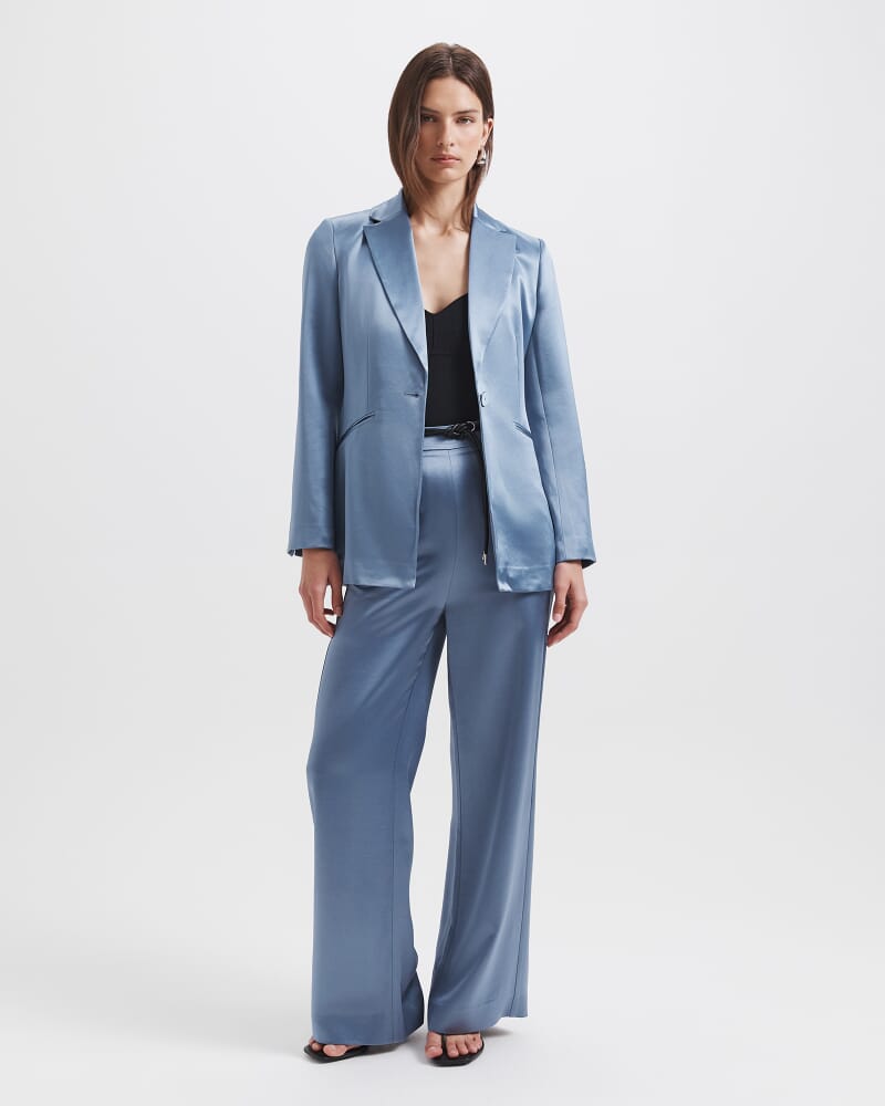 Sallee Longline Blazer in MOONLIGHT