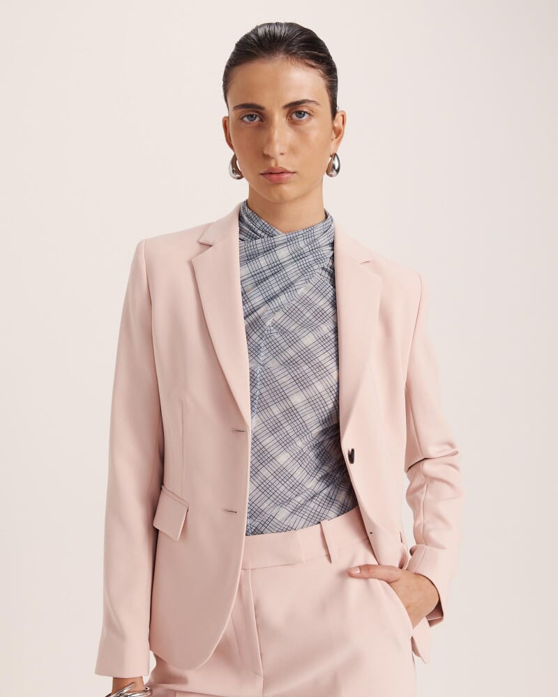 Athena Fitted Blazer in DUSTY ROSE