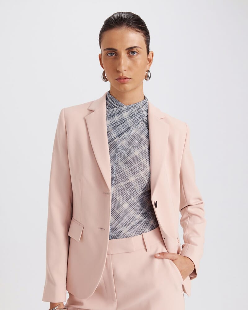 Athena Fitted Blazer in DUSTY ROSE