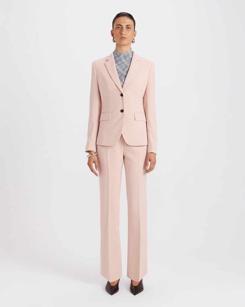 Athena Fitted Blazer in DUSTY ROSE