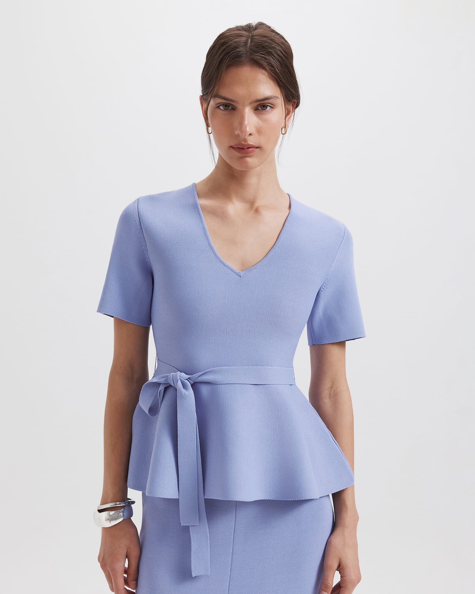 Mia Milano Peplum Top