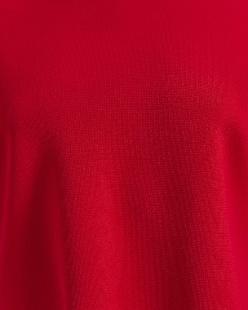 Mia Milano Cut Out Top in CRIMSON