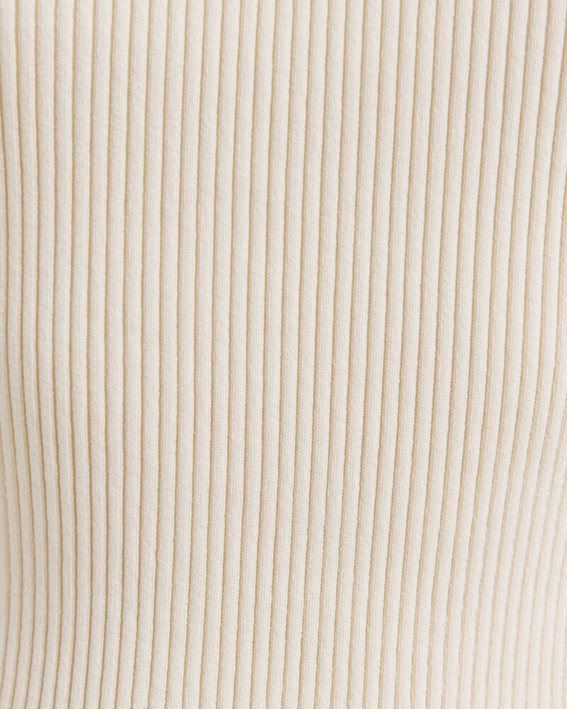 Vicky Keyhole Rib Knit in BUTTERCUP