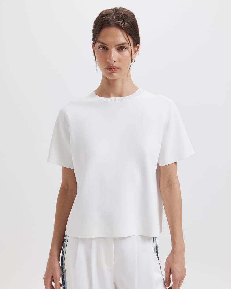 Ruby Milano Oversize Tee in ALABASTER