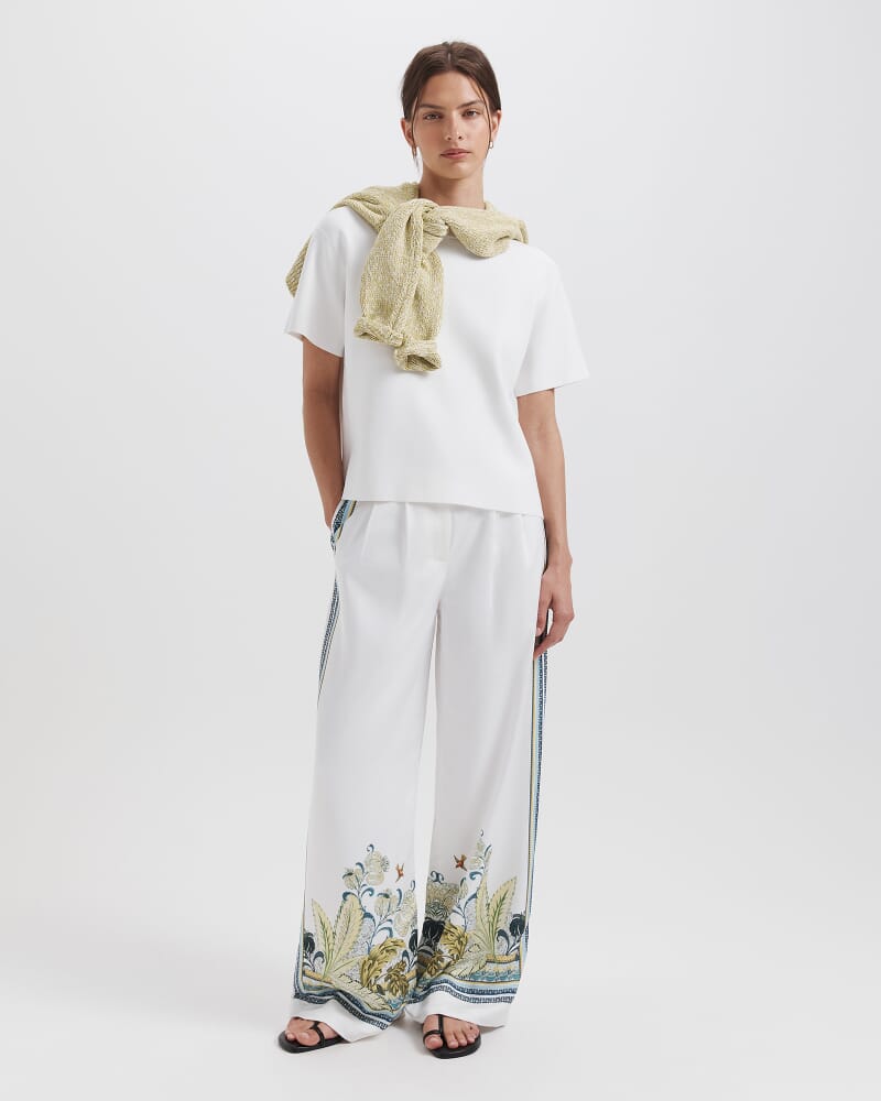 Ruby Milano Oversize Tee in ALABASTER