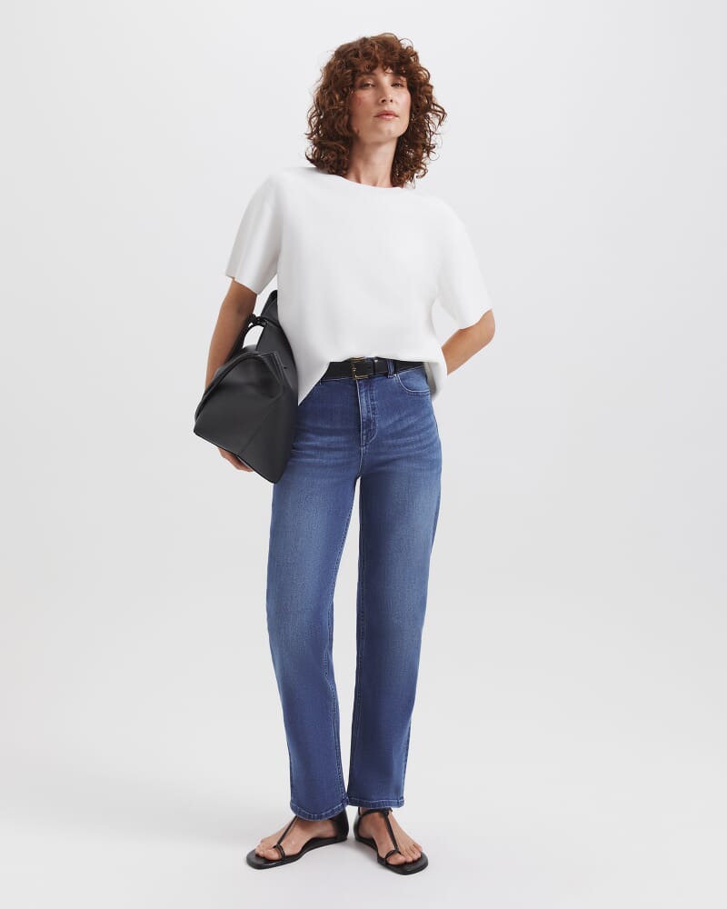 Ruby Milano Oversize Tee in ALABASTER