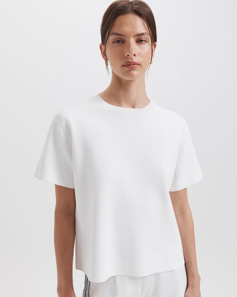 Ruby Milano Oversize Tee in ALABASTER