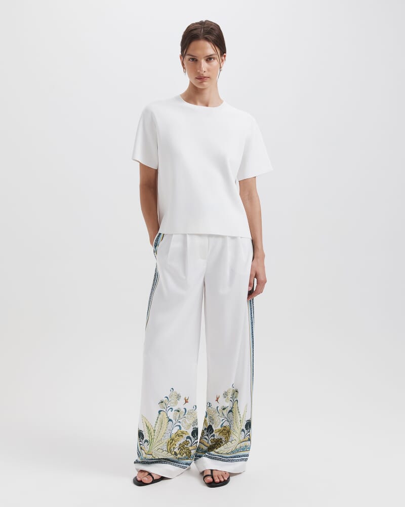 Ruby Milano Oversize Tee in ALABASTER