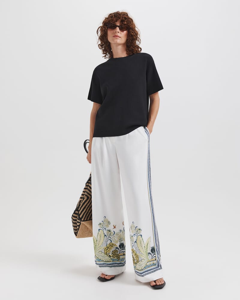 Ruby Milano Oversize Tee in BLACK