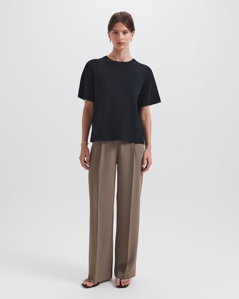 Ruby Milano Oversize Tee in BLACK