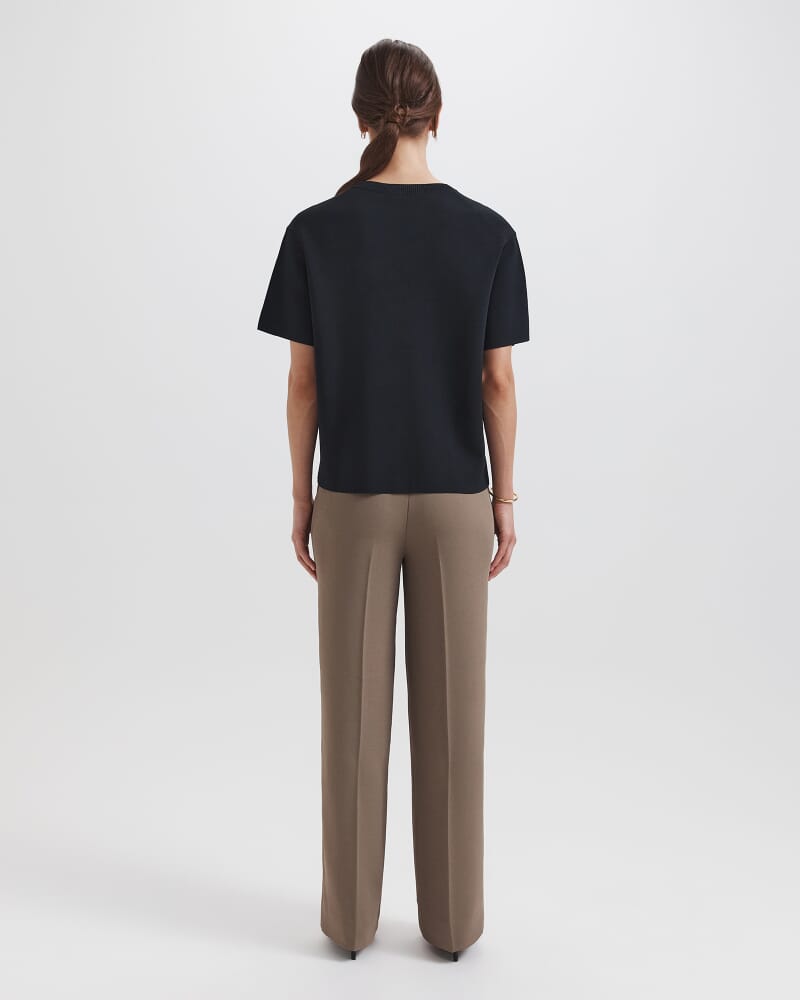 Ruby Milano Oversize Tee in BLACK