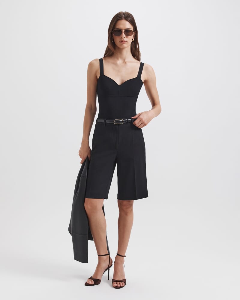 Mia Milano Bodysuit in BLACK