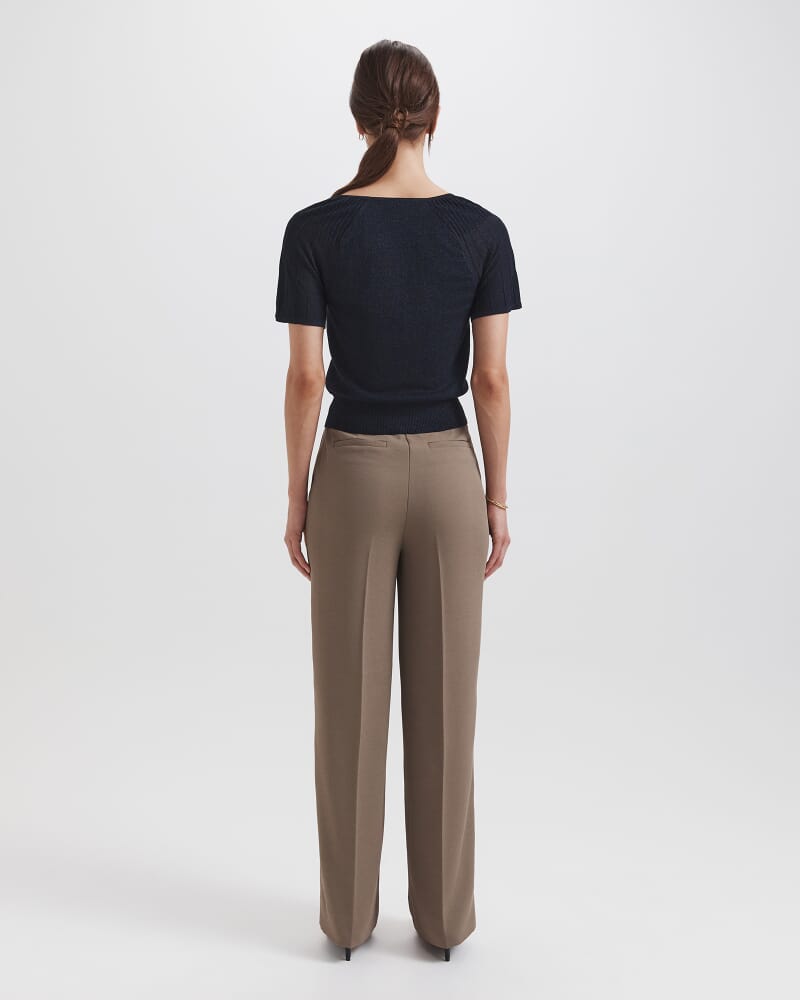 Mariya Sparkling Knit Top in MIDNIGHT