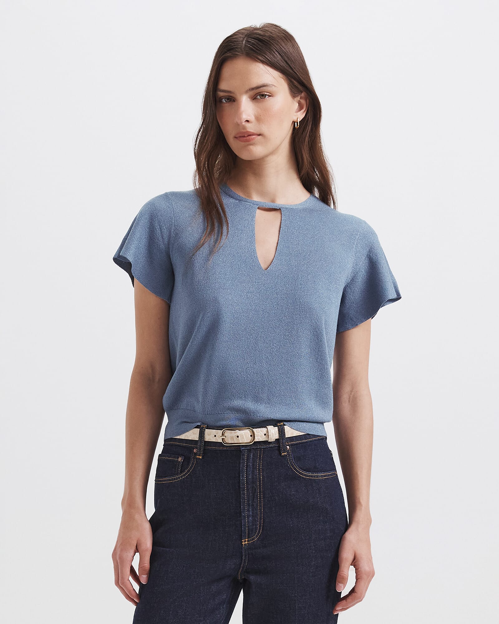 Mariya Sparkling Knit Top