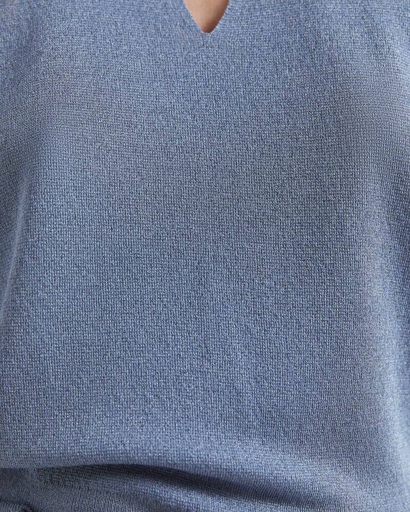 Mariya Sparkling Knit Top in MOONLIGHT