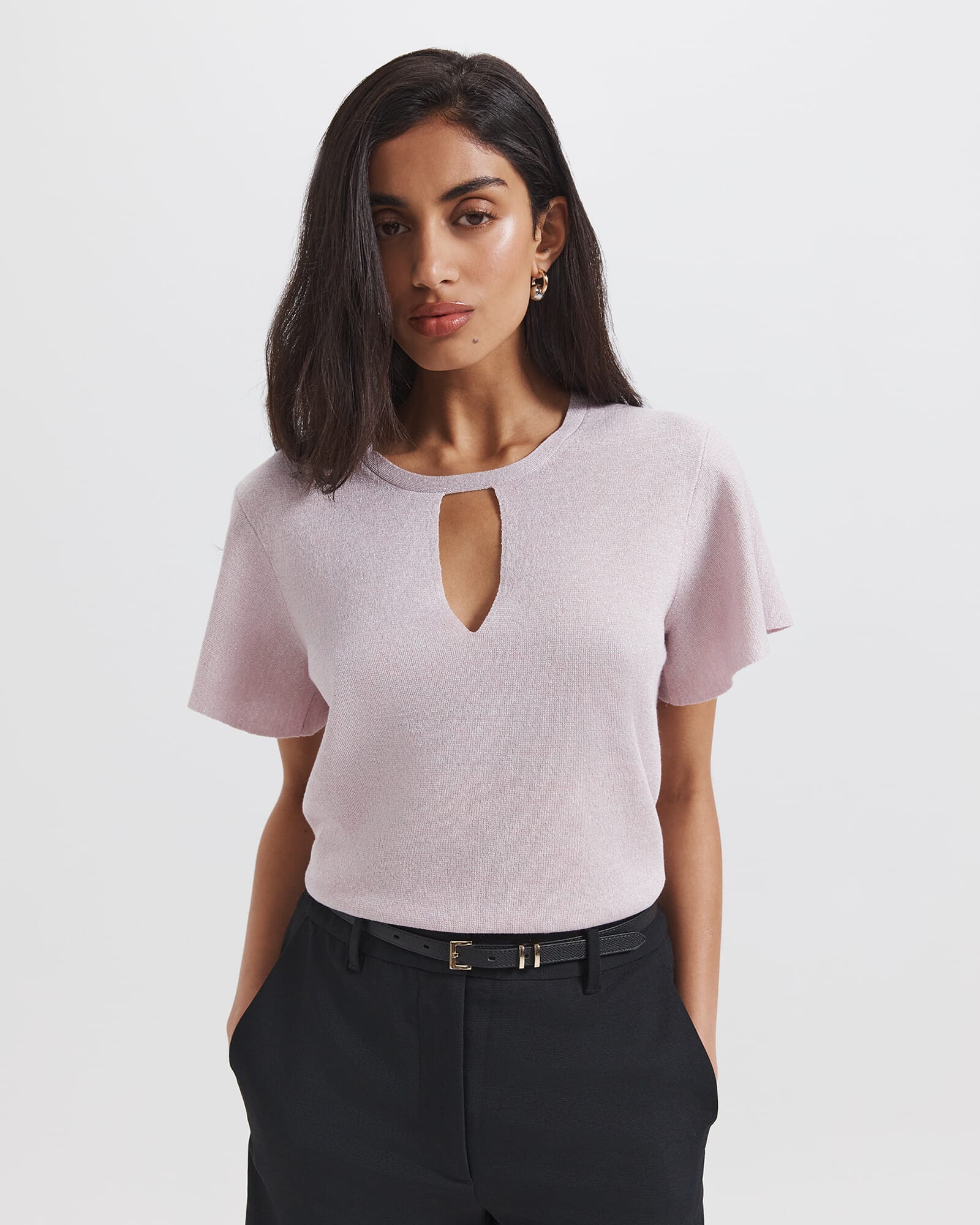 Mariya Sparkling Knit Top