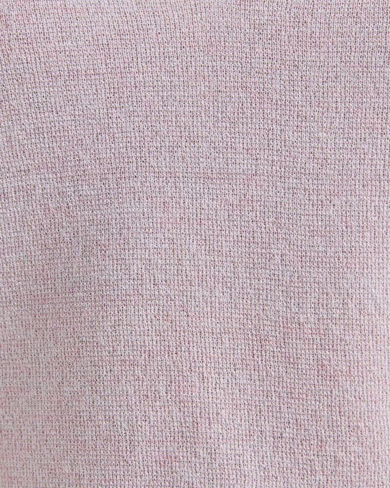 Mariya Sparkling Knit Top in PALE PINK