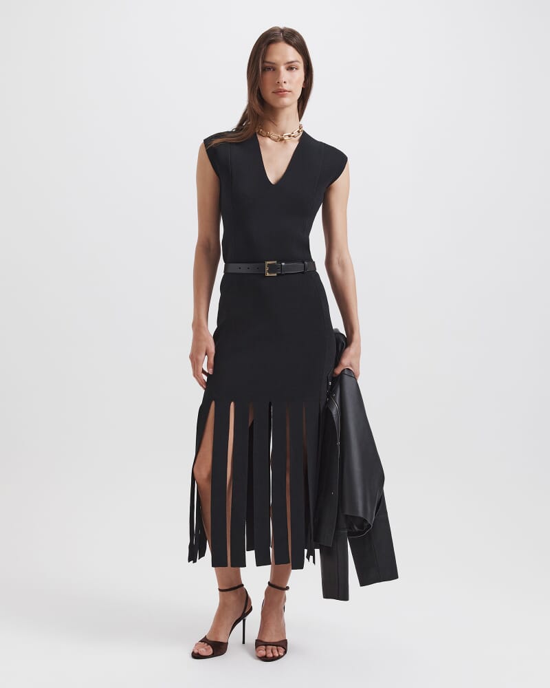 Mia Milano Panel Top in BLACK