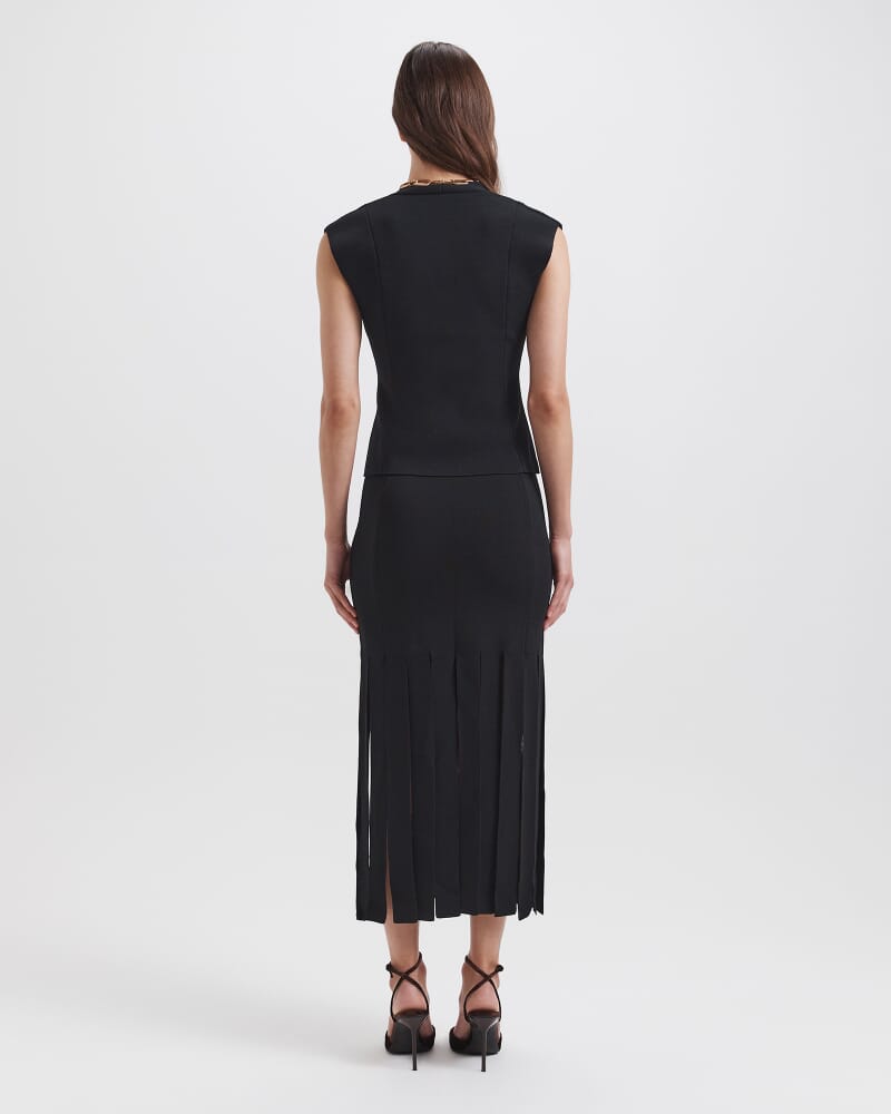 Mia Milano Panel Top in BLACK