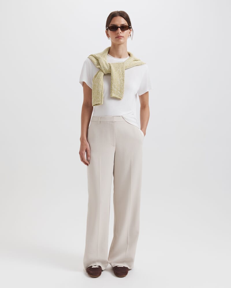 Dharma Side Stripe Pant in BONE