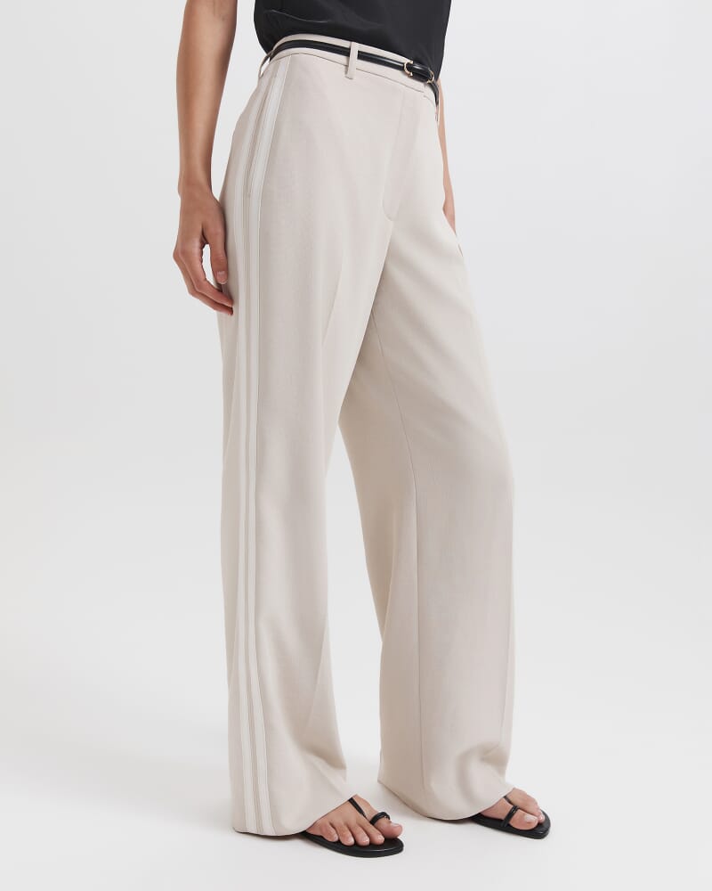 Dharma Side Stripe Pant in BONE