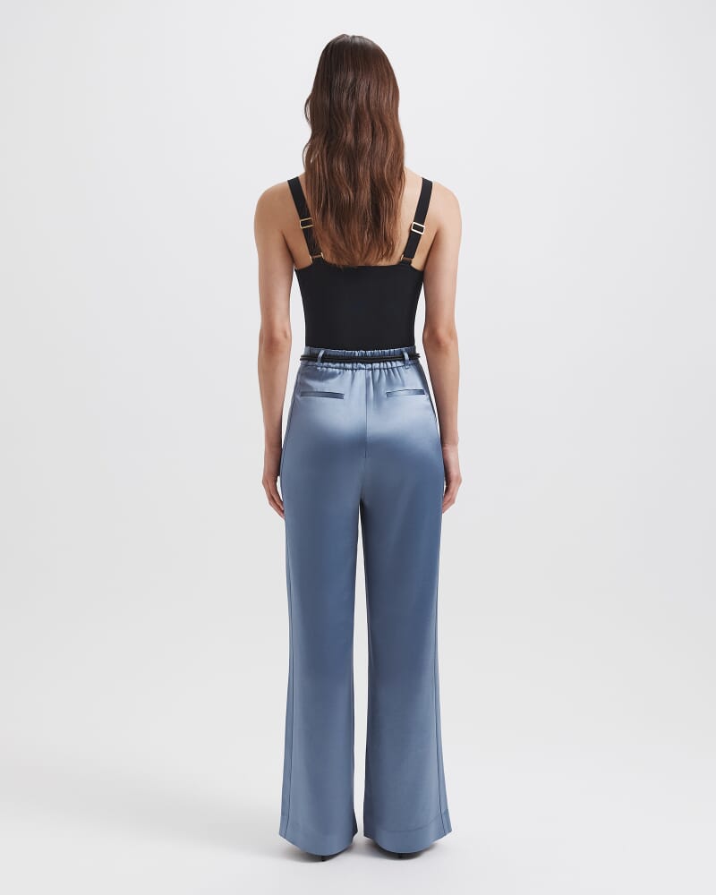 Sallee Satin Pull On Pant in MOONLIGHT