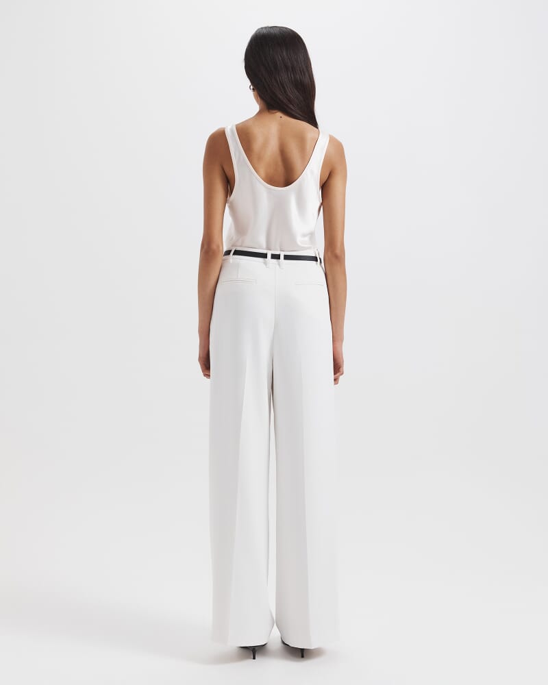 Dharma Pleat Front Pant in ALABASTER