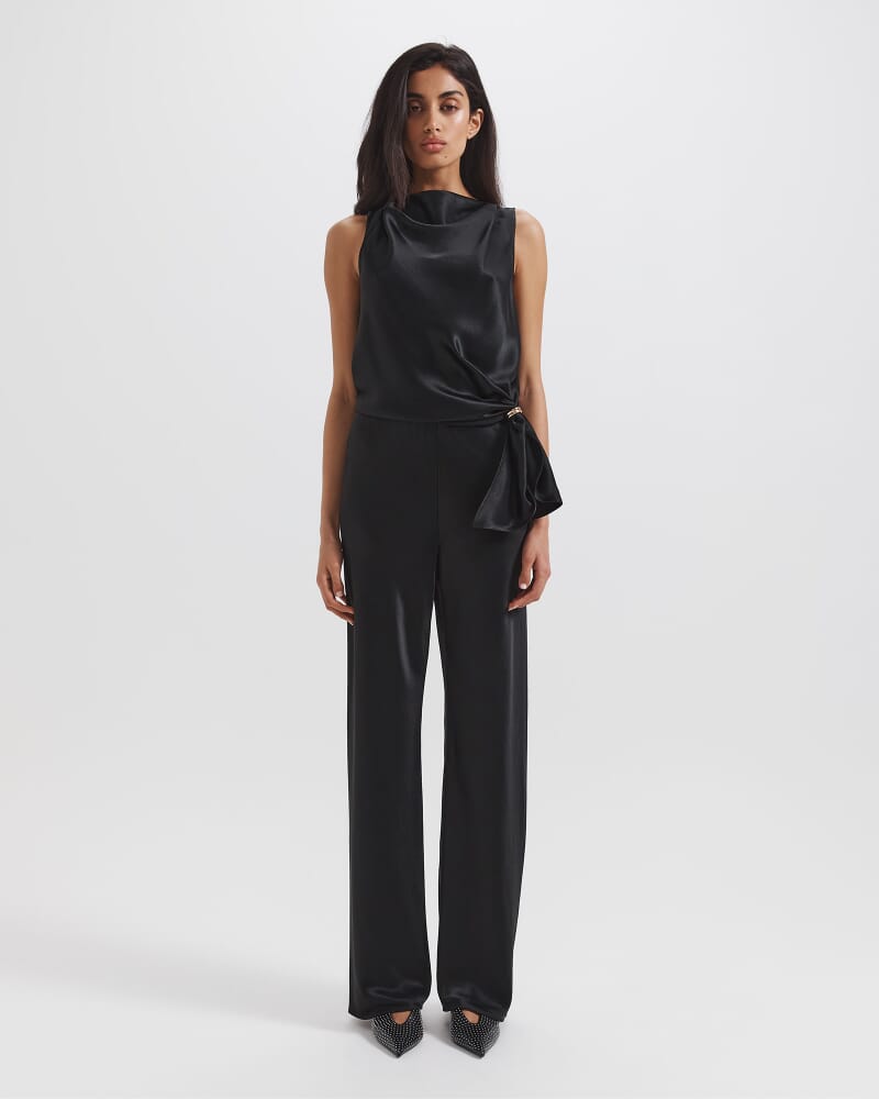 Sallee Bias Pant in BLACK