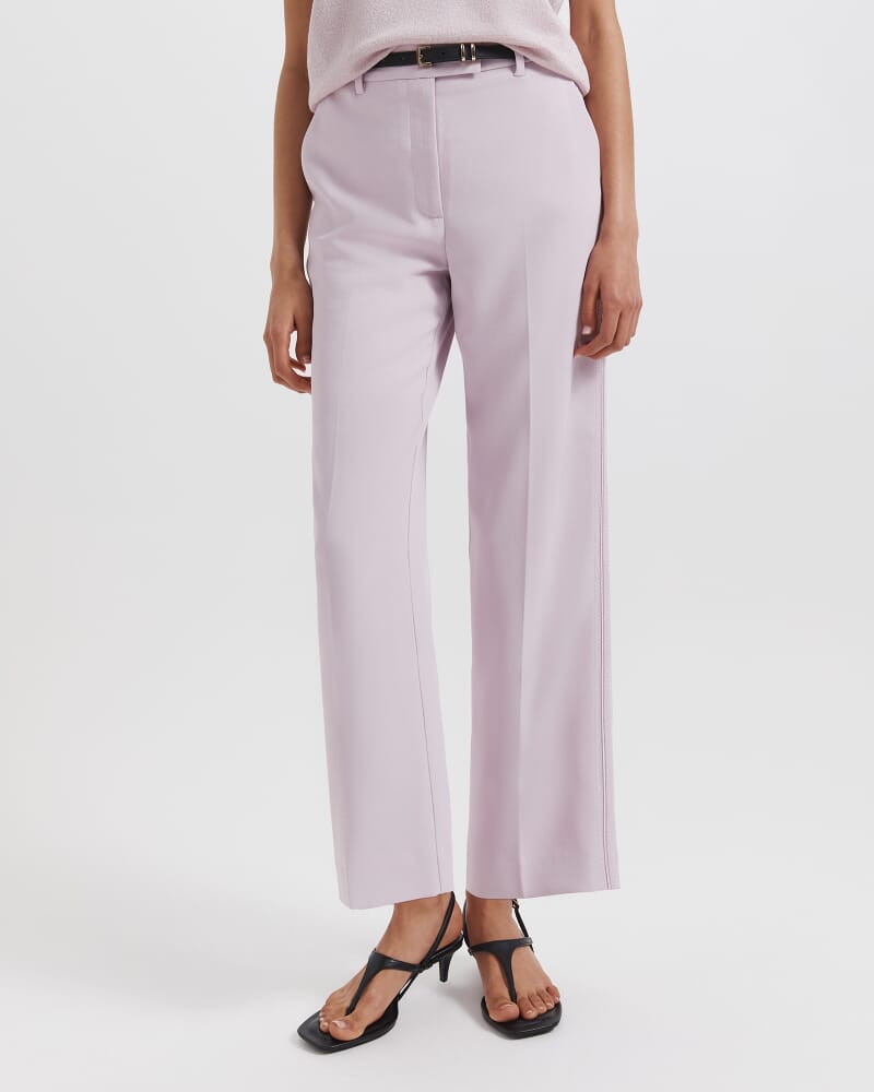 Dharma Cropped Detailed Pant in ORCHID