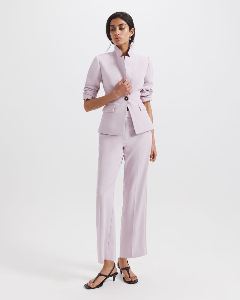 Dharma Cropped Detailed Pant in ORCHID