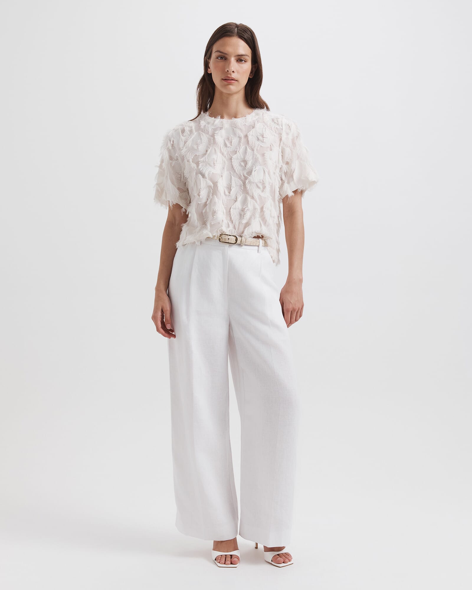 Lila Linen Tailored Pant