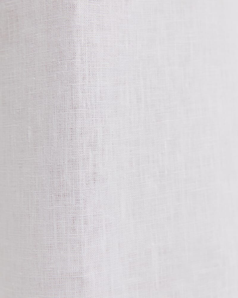 Lila Linen Tailored Pant in WHITE